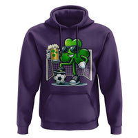 Funny Irish Shamrock Dabbing Soccer Hoodie St Patricks Day