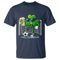Funny Irish Shamrock Dabbing Soccer T Shirt St Patricks Day