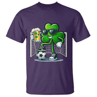 Funny Irish Shamrock Dabbing Soccer T Shirt St Patricks Day