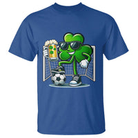 Funny Irish Shamrock Dabbing Soccer T Shirt St Patricks Day