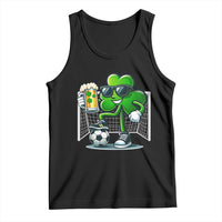 Funny Irish Shamrock Dabbing Soccer Tank Top St Patricks Day