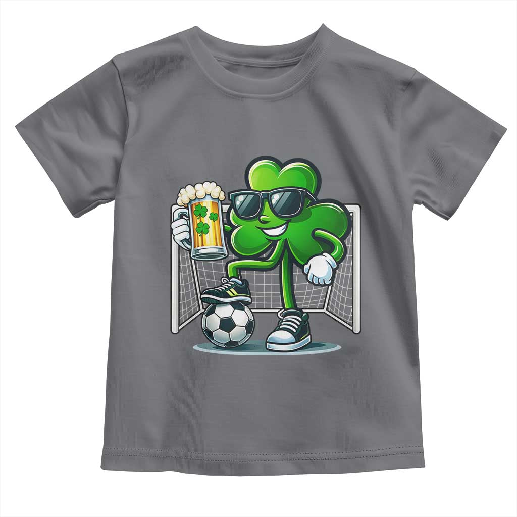 Funny Irish Shamrock Dabbing Soccer Toddler T Shirt St Patricks Day