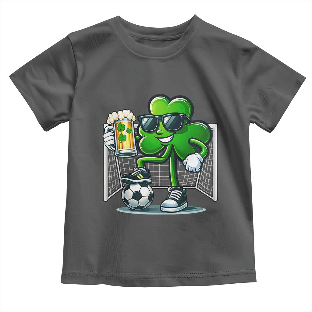 Funny Irish Shamrock Dabbing Soccer Toddler T Shirt St Patricks Day