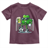 Funny Irish Shamrock Dabbing Soccer Toddler T Shirt St Patricks Day