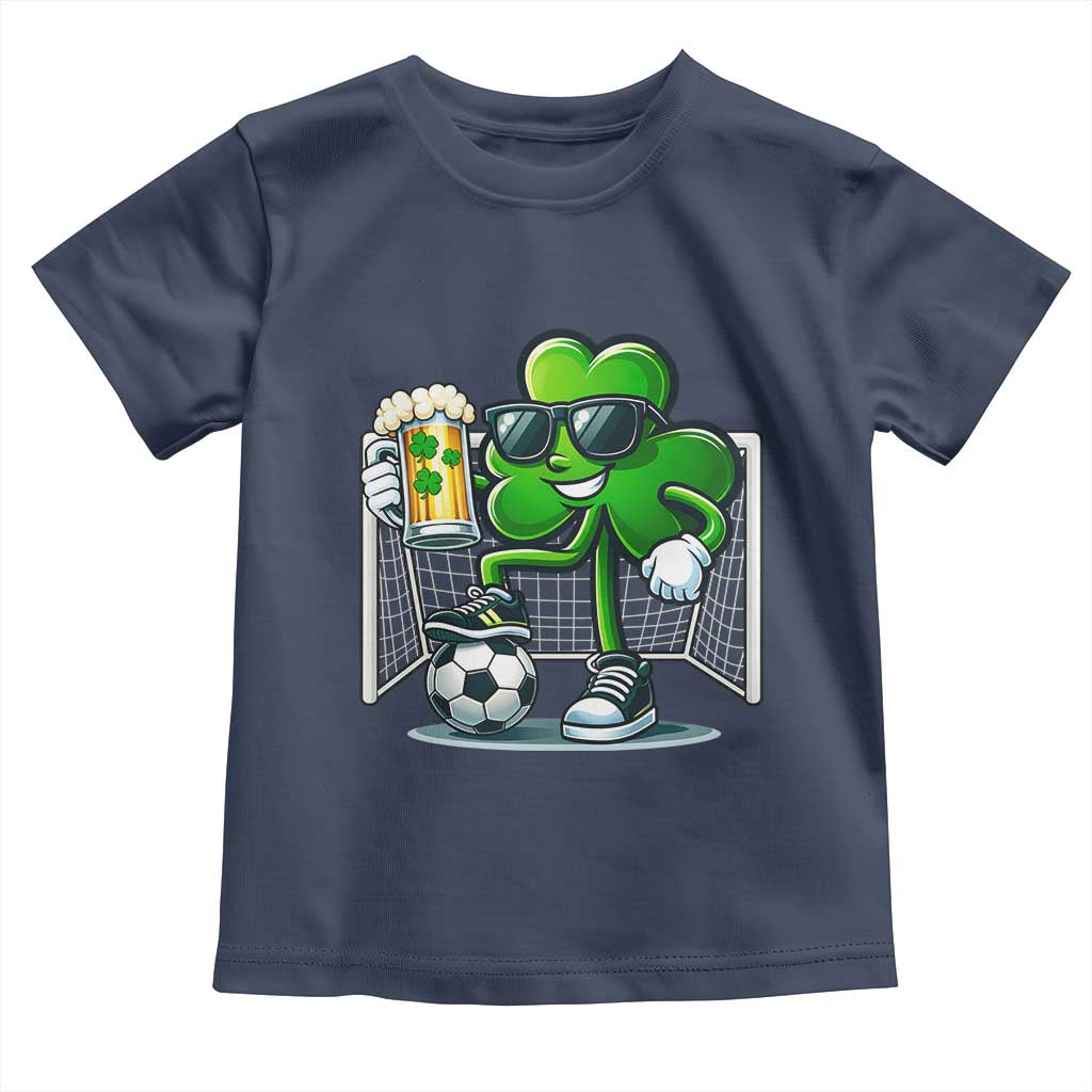 Funny Irish Shamrock Dabbing Soccer Toddler T Shirt St Patricks Day