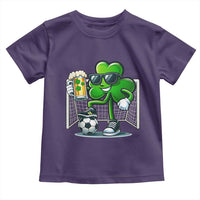 Funny Irish Shamrock Dabbing Soccer Toddler T Shirt St Patricks Day