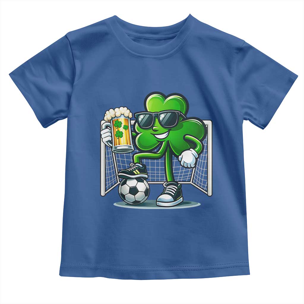 Funny Irish Shamrock Dabbing Soccer Toddler T Shirt St Patricks Day