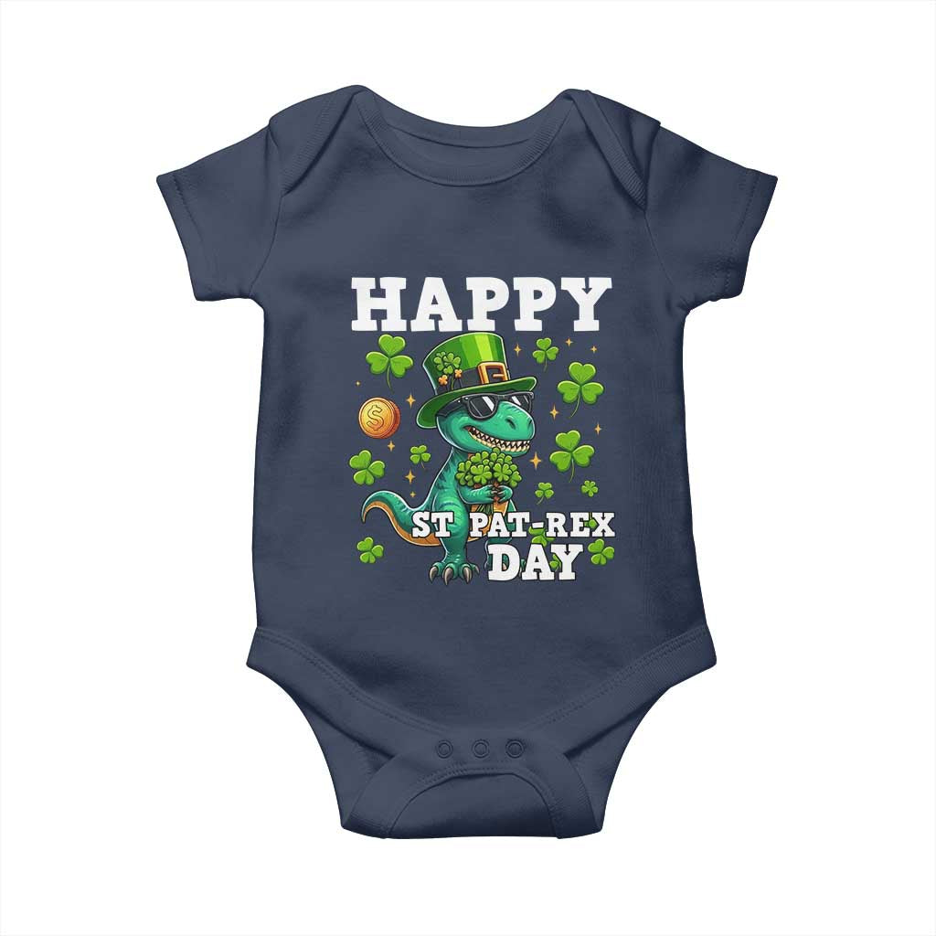 Happy St Pat Rex Day Baby Onesie St Patricks Day Dino Lover