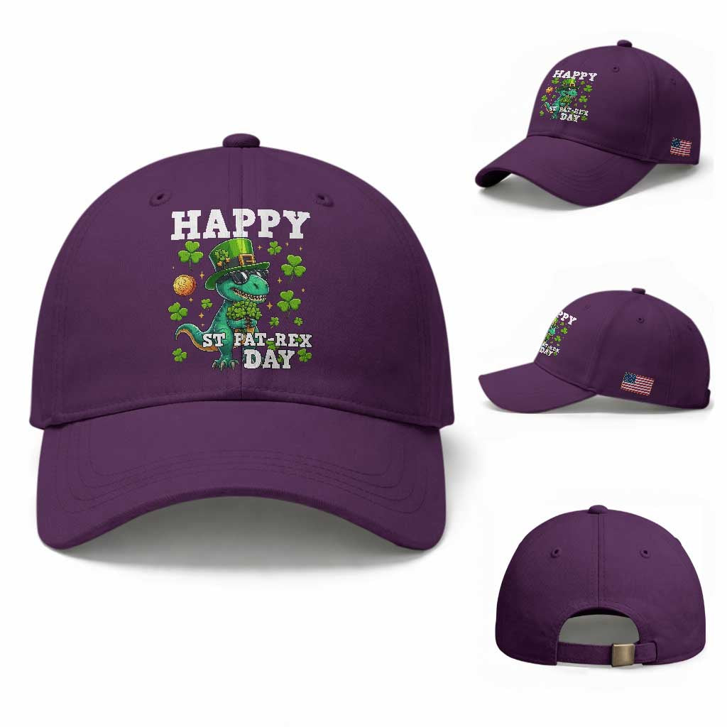 Happy St Pat Rex Day Baseball Cap St Patricks Day Dino Lover