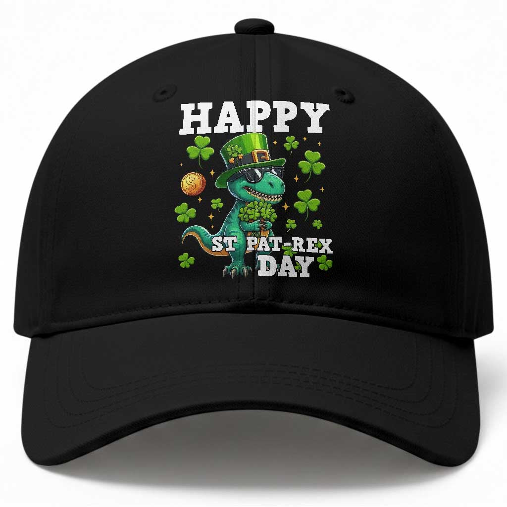 Happy St Pat Rex Day Baseball Cap St Patricks Day Dino Lover