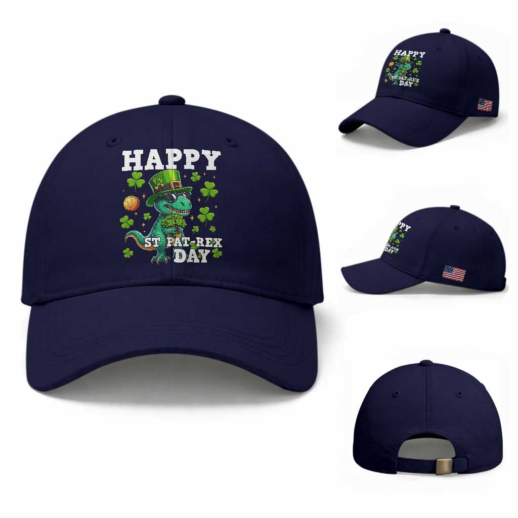 Happy St Pat Rex Day Baseball Cap St Patricks Day Dino Lover
