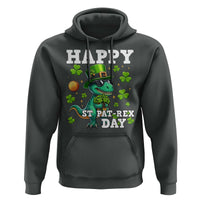 Happy St Pat Rex Day Hoodie St Patricks Day Dino Lover