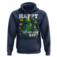 Happy St Pat Rex Day Hoodie St Patricks Day Dino Lover