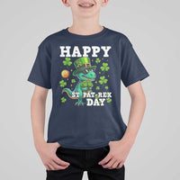 Happy St Pat Rex Day T Shirt For Kid St Patricks Day Dino Lover