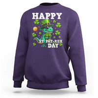 Happy St Pat Rex Day Sweatshirt St Patricks Day Dino Lover