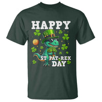 Happy St Pat Rex Day T Shirt St Patricks Day Dino Lover