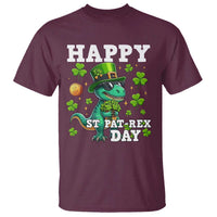 Happy St Pat Rex Day T Shirt St Patricks Day Dino Lover