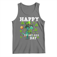 Happy St Pat Rex Day Tank Top St Patricks Day Dino Lover