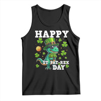 Happy St Pat Rex Day Tank Top St Patricks Day Dino Lover