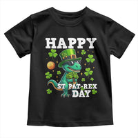 Happy St Pat Rex Day Toddler T Shirt St Patricks Day Dino Lover
