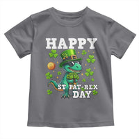 Happy St Pat Rex Day Toddler T Shirt St Patricks Day Dino Lover