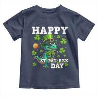 Happy St Pat Rex Day Toddler T Shirt St Patricks Day Dino Lover