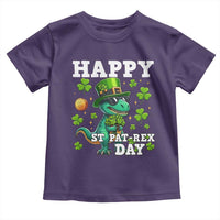 Happy St Pat Rex Day Toddler T Shirt St Patricks Day Dino Lover