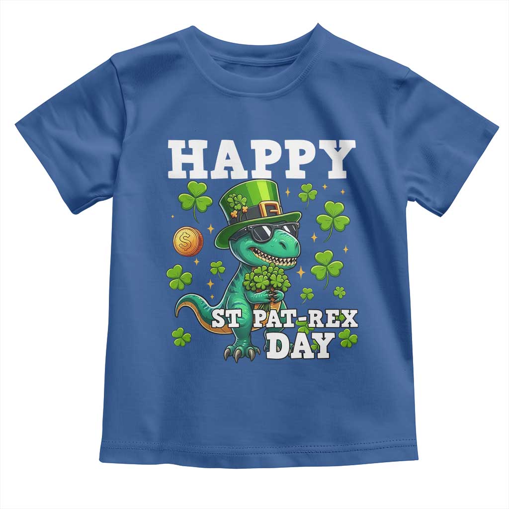 Happy St Pat Rex Day Toddler T Shirt St Patricks Day Dino Lover