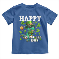 Happy St Pat Rex Day Toddler T Shirt St Patricks Day Dino Lover