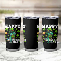 Happy St Pat Rex Day Tumbler Cup St Patricks Day Dino Lover