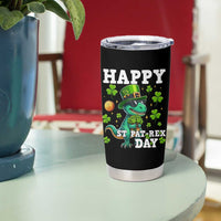 Happy St Pat Rex Day Tumbler Cup St Patricks Day Dino Lover