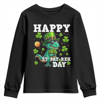 Happy St Pat Rex Day Youth Sweatshirt St Patricks Day Dino Lover