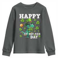 Happy St Pat Rex Day Youth Sweatshirt St Patricks Day Dino Lover