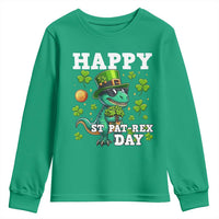 Happy St Pat Rex Day Youth Sweatshirt St Patricks Day Dino Lover
