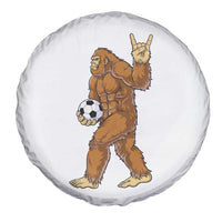 Funny Bigfoot Soccer Player Spare Tire Cover Folklore Cryptid Gift