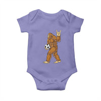 Funny Bigfoot Soccer Player Baby Onesie Folklore Cryptid Gift
