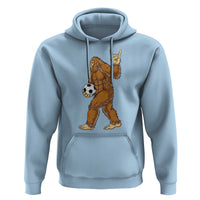 Funny Bigfoot Soccer Player Hoodie Folklore Cryptid Gift