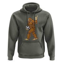 Funny Bigfoot Soccer Player Hoodie Folklore Cryptid Gift