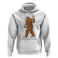 Funny Bigfoot Soccer Player Hoodie Folklore Cryptid Gift