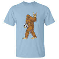 Funny Bigfoot Soccer Player T Shirt Folklore Cryptid Gift