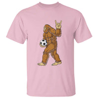 Funny Bigfoot Soccer Player T Shirt Folklore Cryptid Gift