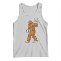 Funny Bigfoot Soccer Player Tank Top Folklore Cryptid Gift