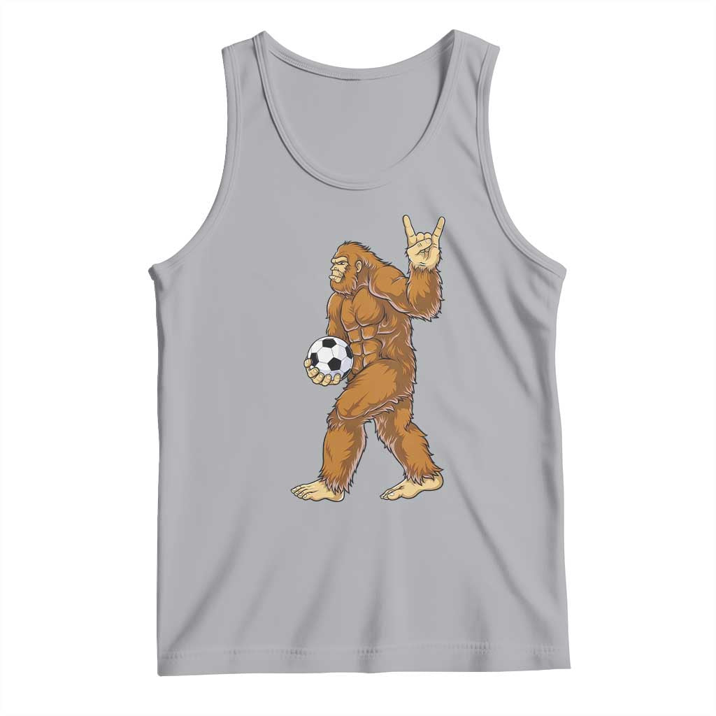 Funny Bigfoot Soccer Player Tank Top Folklore Cryptid Gift