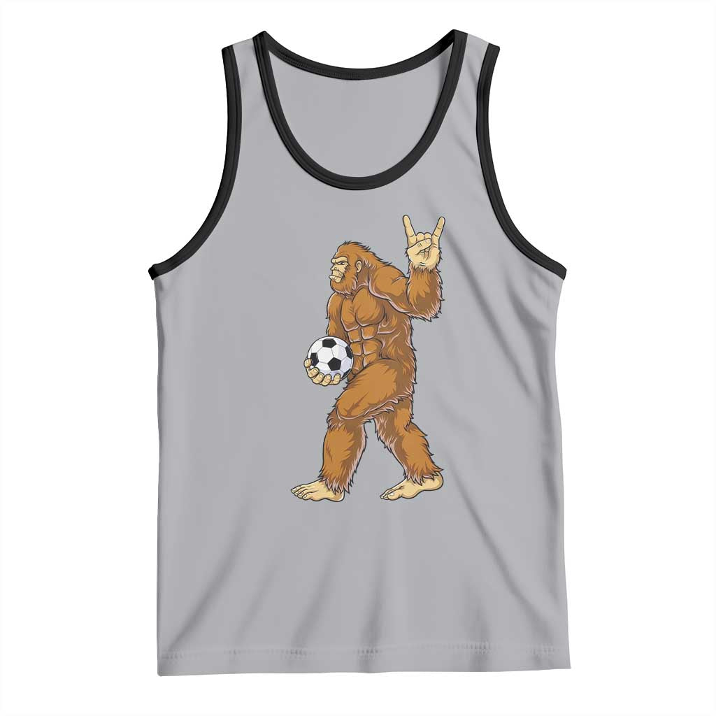 Funny Bigfoot Soccer Player Tank Top Folklore Cryptid Gift