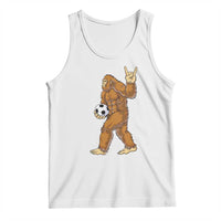 Funny Bigfoot Soccer Player Tank Top Folklore Cryptid Gift