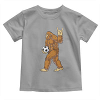 Funny Bigfoot Soccer Player Toddler T Shirt Folklore Cryptid Gift