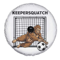 Funny Bigfoot Soccer Goalkeeper Spare Tire Cover Keepersquatch