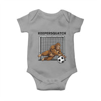 Funny Bigfoot Soccer Goalkeeper Baby Onesie Keepersquatch