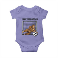 Funny Bigfoot Soccer Goalkeeper Baby Onesie Keepersquatch