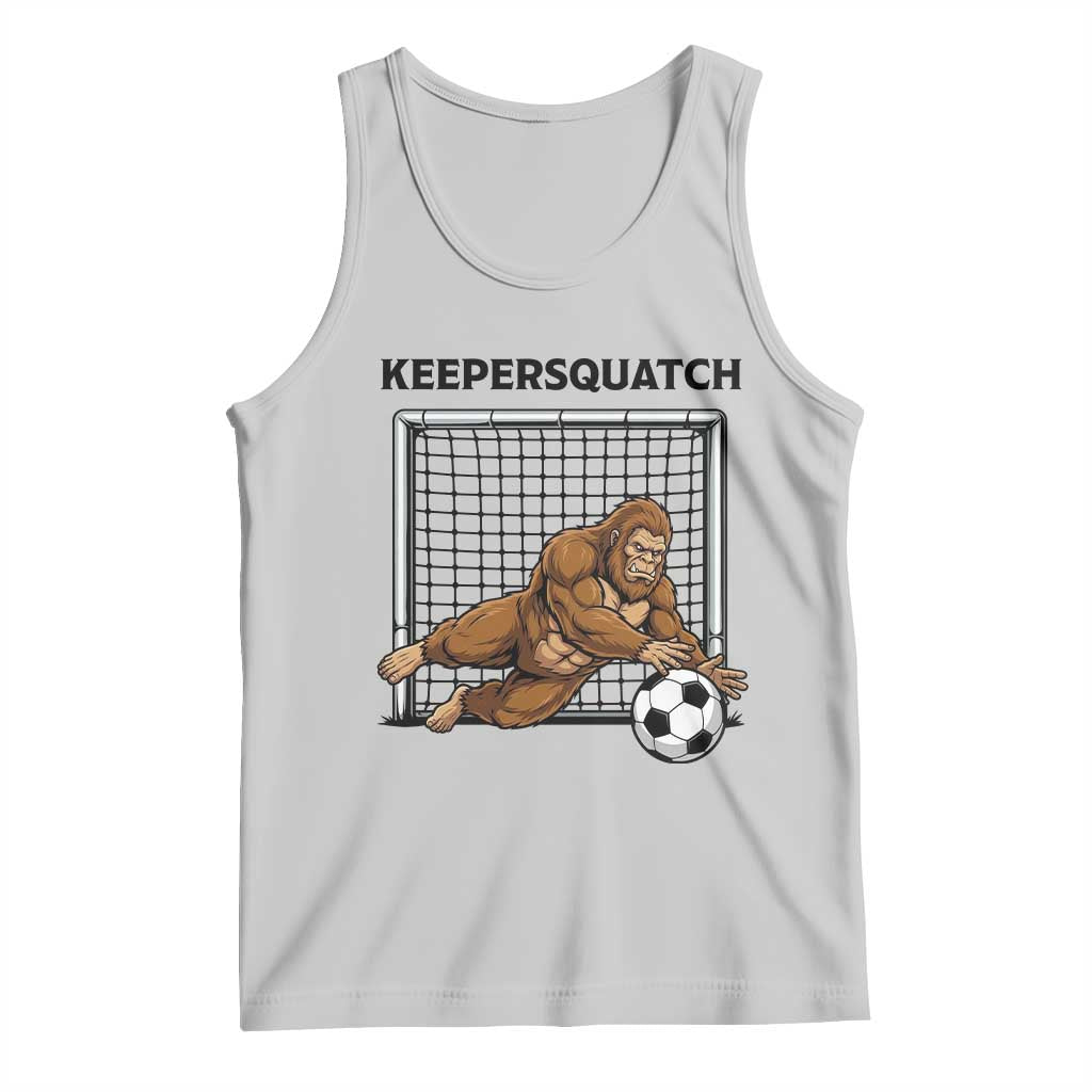 Funny Bigfoot Soccer Goalkeeper Tank Top Keepersquatch